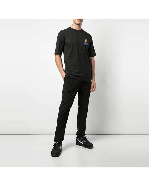 Palace Blue Jobsworth T-Shirt Creative Apple Printing Short Sleeve