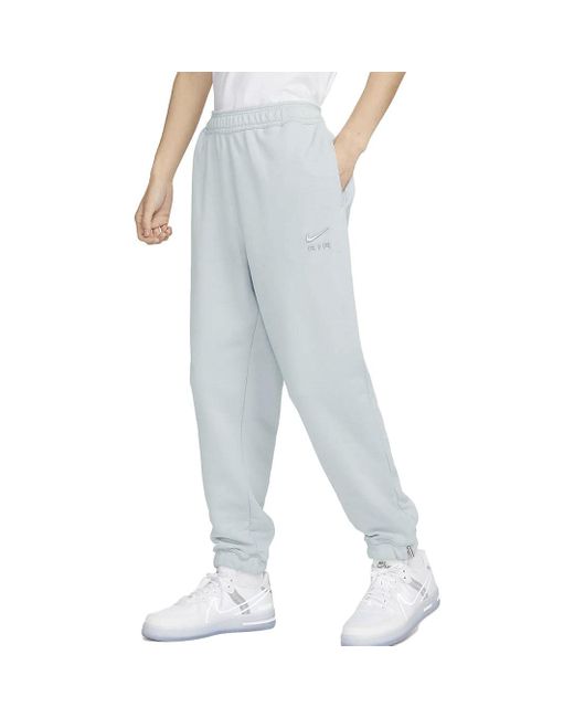 Nike Gray Sportswear Air French Terry Crew Pants for men