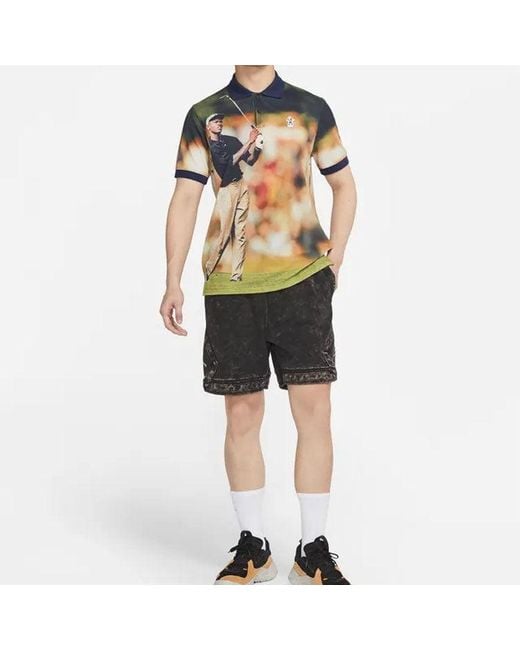Nike Black Essentials Logo Printing Drawstring Straight Shorts for men