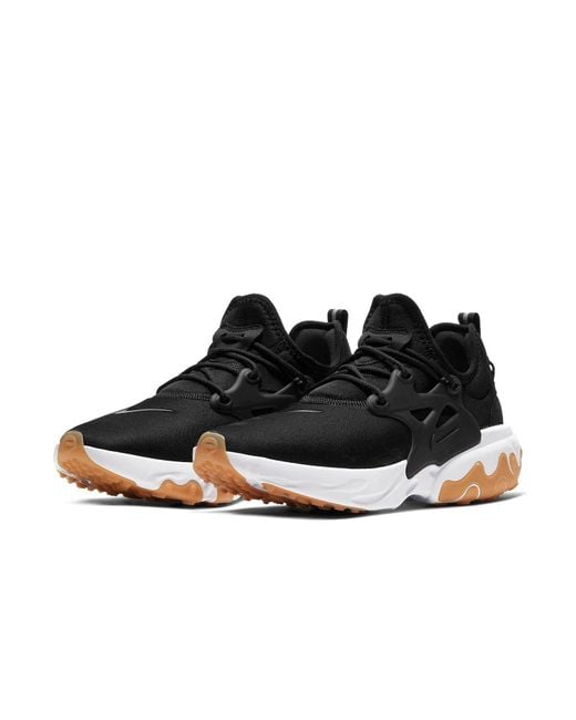 Nike Black React Presto Gum' for men