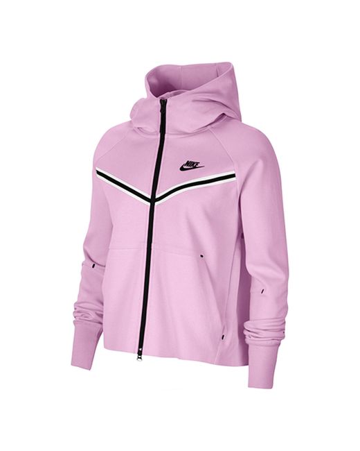 Nike Pink (Wmns) Sportswear Tch Flc Wr Hoodie Fz Beyond
