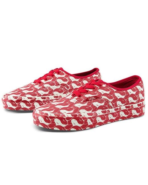 Vans Red Opening Ceremony X Authentic 'Snake Checker' for men