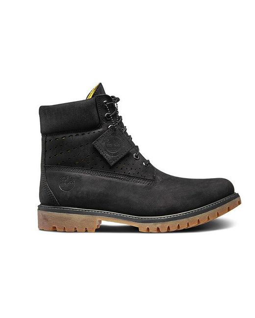 Timberland Black 6-inch Premium Perforated Boot for men
