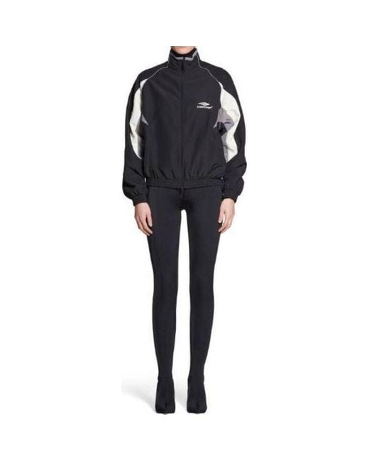 Balenciaga Black 3B Sports Icon Tracksuit Jacket