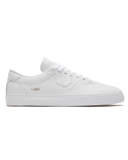 Converse White Louie Lopez Pro Low 'Triple' for men