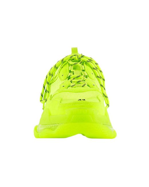 Balenciaga Yellow Triple S Sneaker 'Fluo' for men