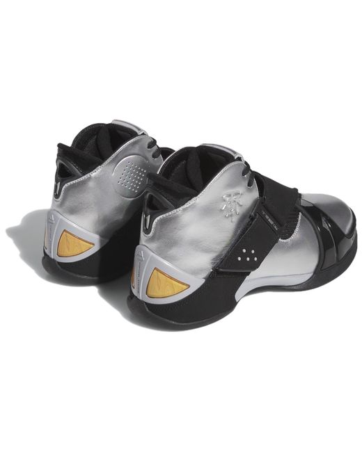 Adidas Black T Mac 5 Basketball Shoes 'Platinum' for men