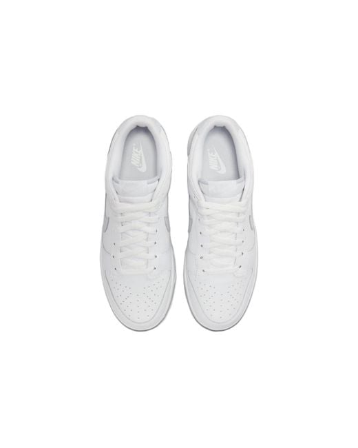 Nike White Dunk Low Retro Pure Platinum' for men