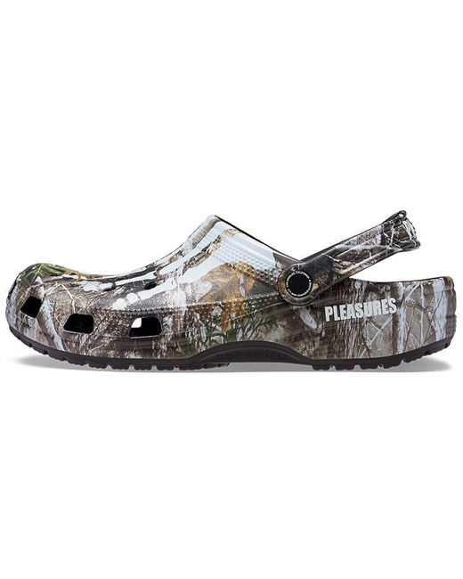 CROCSTM Gray Pleasures X Realtree X Classic Clog 'Skeleton for men