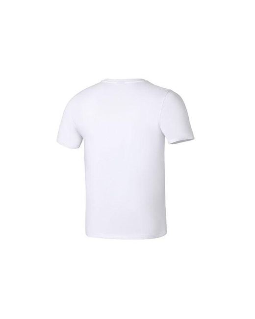 PUMA White Classics Logo Metallic Tee for men