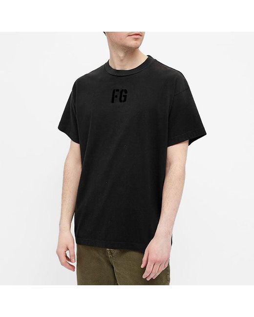 Fear Of God Black Fg Tee 'Vintage' for men