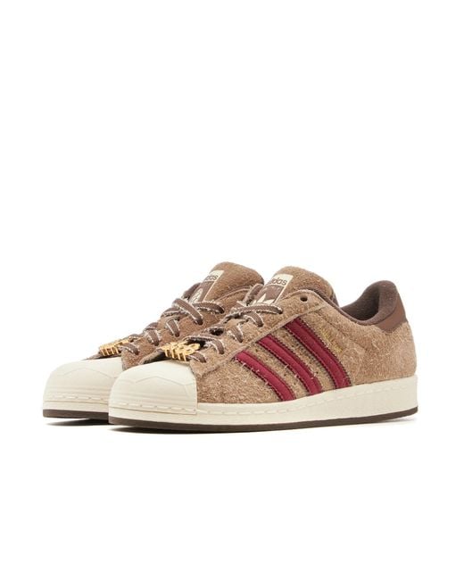 Adidas Brown X Teenage Mutant Ninja Turtles Superstar 'Master Splinter' for men