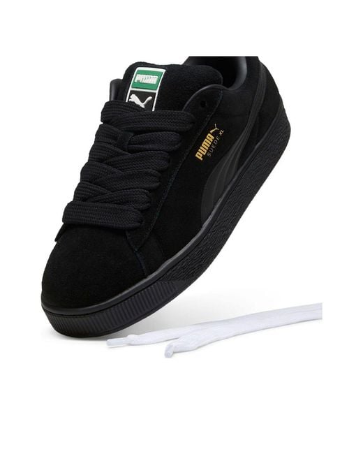 PUMA Black Suede Xl for men