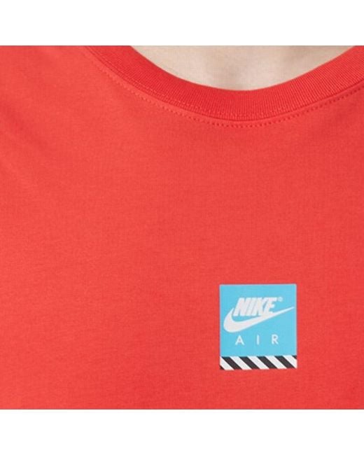 Nike Red Nsw M90 Sole Food T-Shirt for men