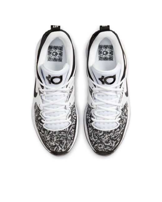 Nike Black Kd15 (team) Basketball Shoes In White, for men