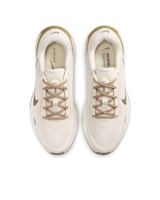 Nike White Journey Run Road Running Shoes for men