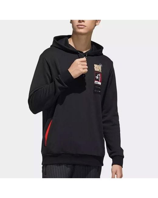 Adidas Blue Neo Printing Sports Pullover for men