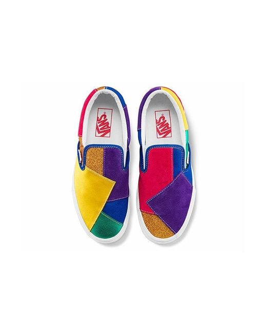 Vans Blue Classic Slip-On 'Pride for men