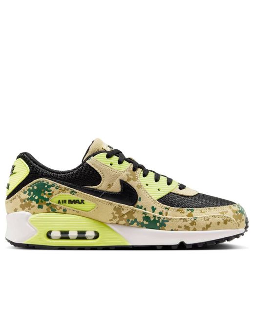 Nike Natural Air Max 90 'Camo Pack Light Lemon Twist' for men