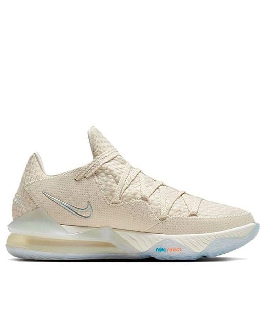 Nike White Lebron 17 Low Ep for men