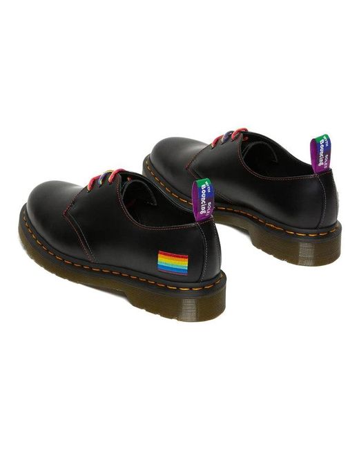 Dr. Martens Black 1461 For Pride for men