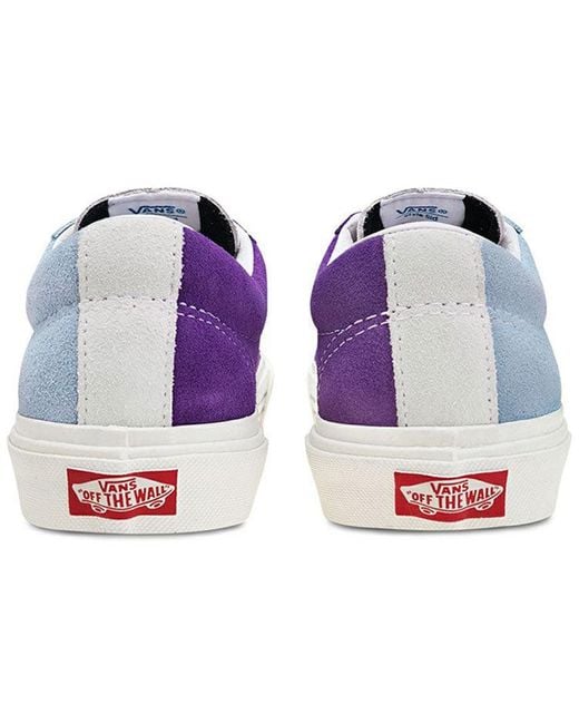 Vans Blue Sid Dx Retro Low Tops Casual Skateboarding Shoes for men