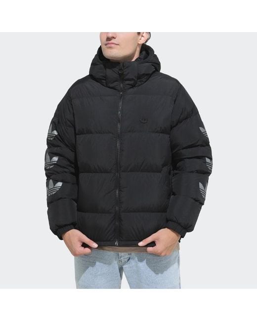 Adidas Black Originals Stay Warm Athleisure Casual Sports Down Jacket for men