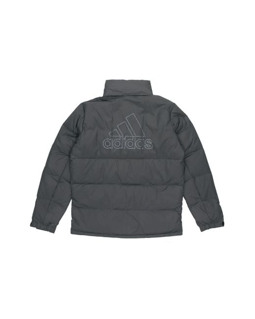 Adidas Gray Logo Print Casual Warm Sport Down Jacket for men