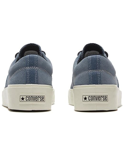 Converse Blue Skid Grip Cons Nubuck Low 'Lakeside' for men