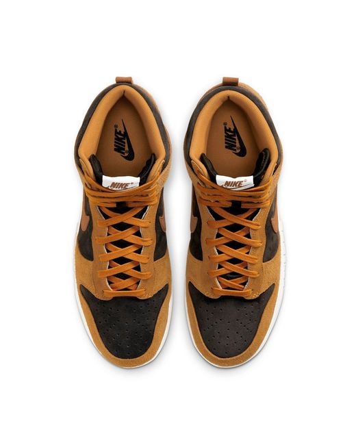 Nike Brown Dunk High Premium 'Dark Curry' for men