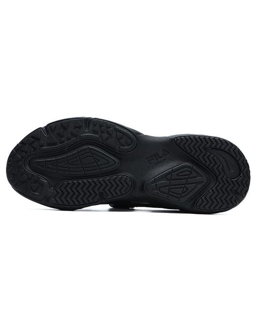 Fila Black Conch Sandals for men