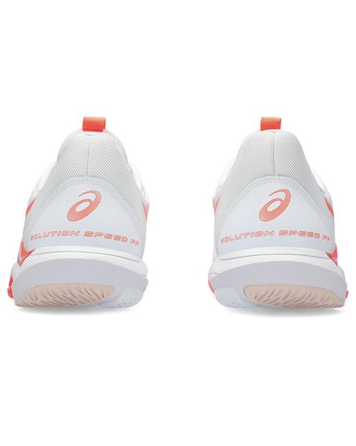 Asics White Solution Speed Ff 3 Tennis Shoe