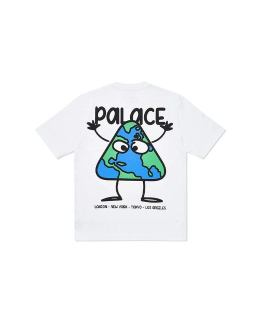 Palace Blue Globlerone T-Shirt for men