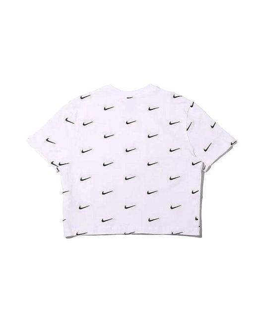 Nike Purple (Wmns) Logo Printing Short Sleeve