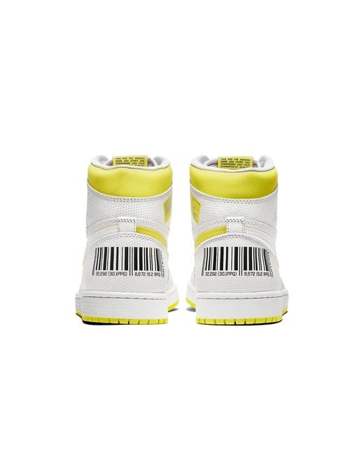 Nike White 1 Retro High Og 'First Class Flight' for men