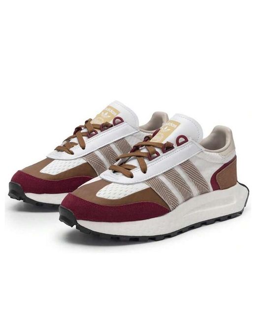 Adidas White Retropy E5 'Burgundy' for men
