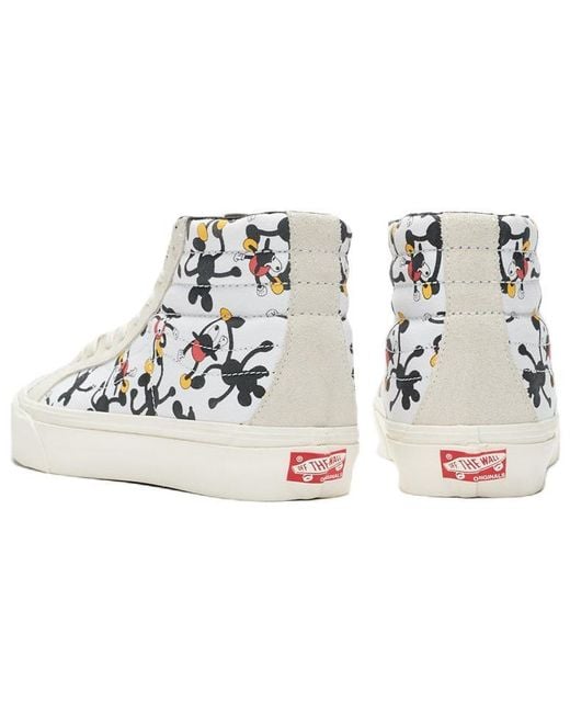 Vans White Sk8-Hi Disney X Geoff Mcfetridge for men