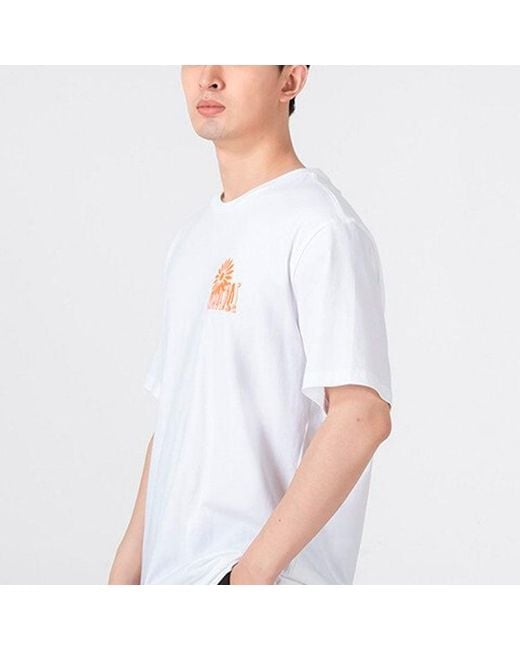 Converse White Printing Short Sleeve for men