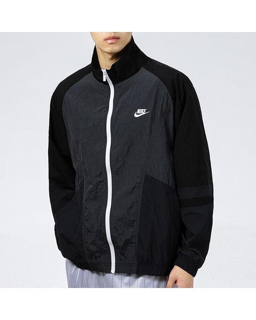 Nike Blue As Sportswear Trend Ul Jkt Jacket Anthracite for men