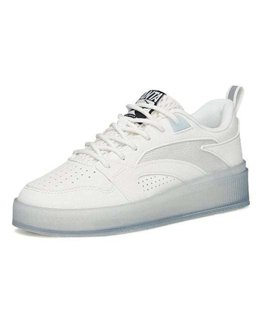 Anta White (Wmns) X Care Bears Skateboarding Series Sneakers 'Love-A-Lot'