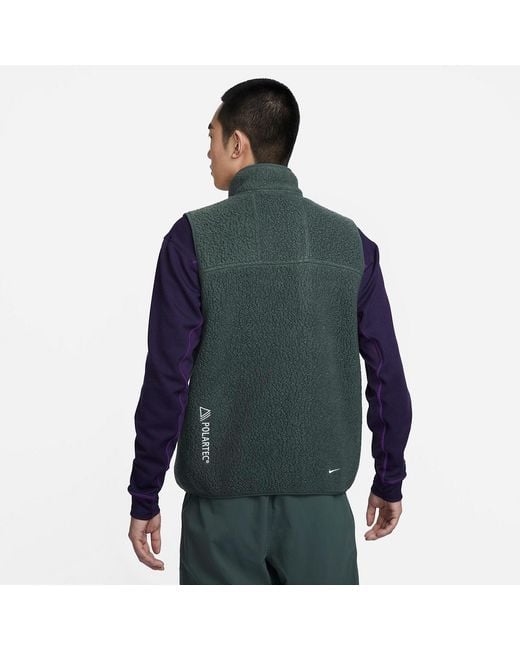 Nike Green Acg Arctic Wolf Vest for men