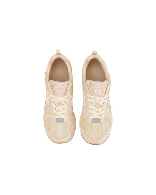 New Balance White 878 'Calm Taupe' for men