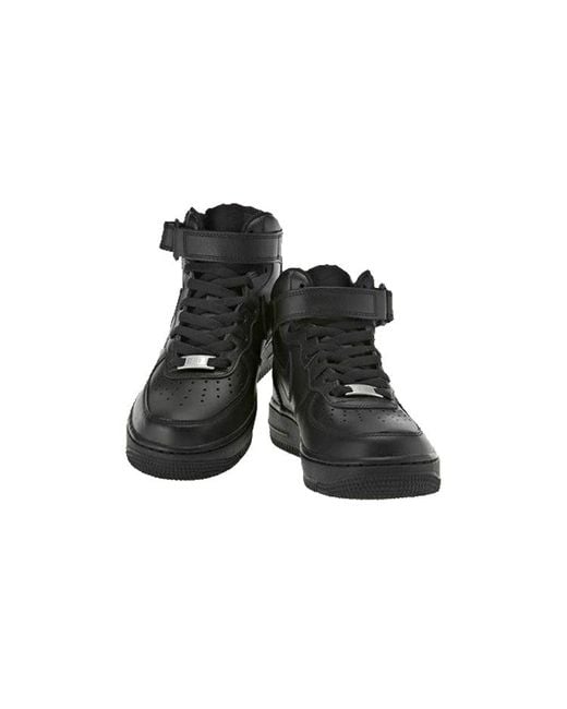 Nike Black Air Force 1 Mid 07 Le