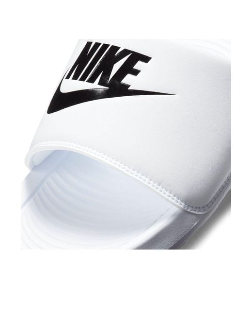 Nike White Victori One Slide for men