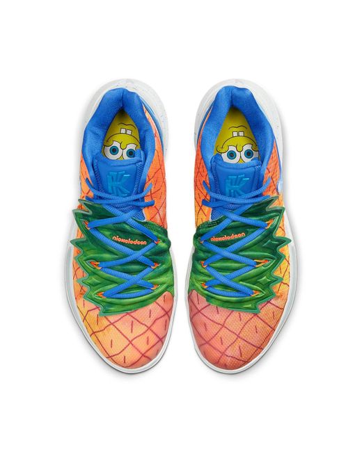 Nike Blue Spongebob Squarepants X Kyrie 5 Ep 'Pineapple House' for men