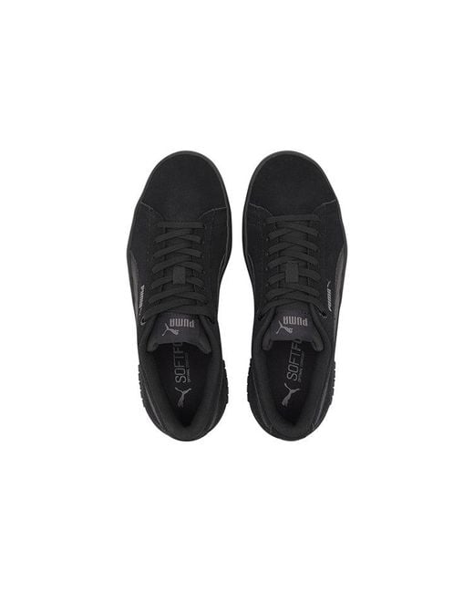 PUMA Black (Wmns) Smash Platform V2 Suede