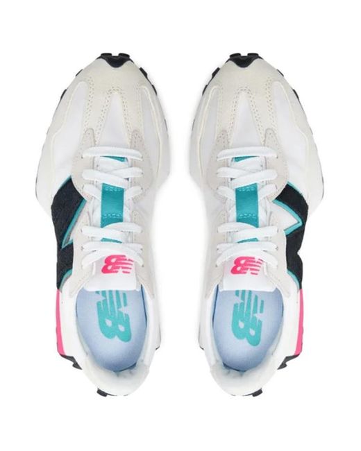 New Balance White (Wmns) 327 'Reflection Hi'