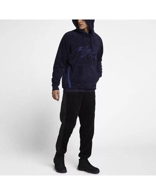 Nike Blue Flight Fleece Stay Warm Contrasting Colors Sports for men