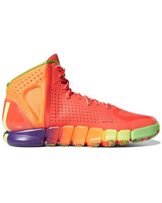 Adidas Orange D Rose 4 Restomod 'Solar' for men