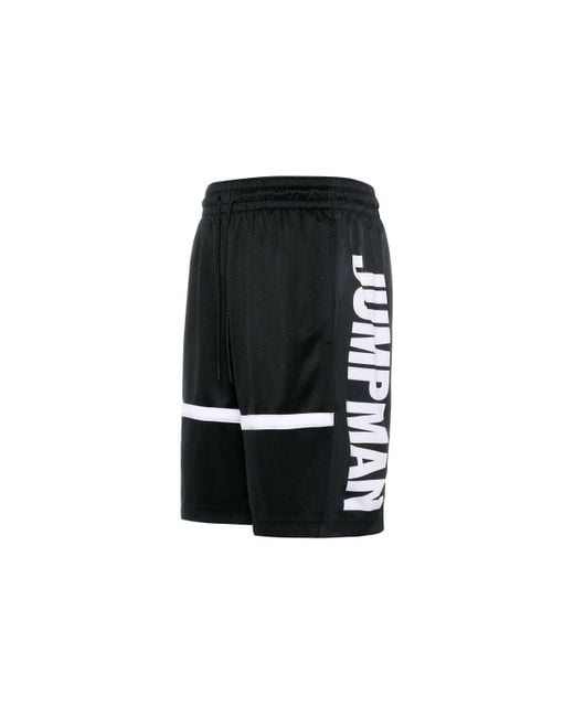Nike Black Jumpman Basketball Shorts Side Logo' for men